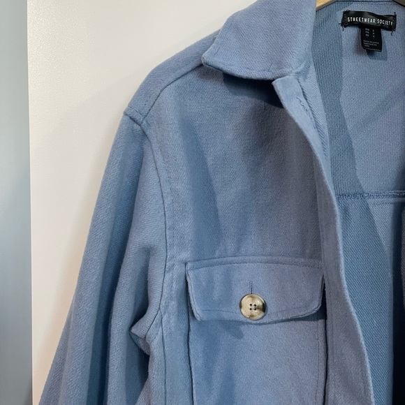 Light Blue Shacket - Picture 3 of 8